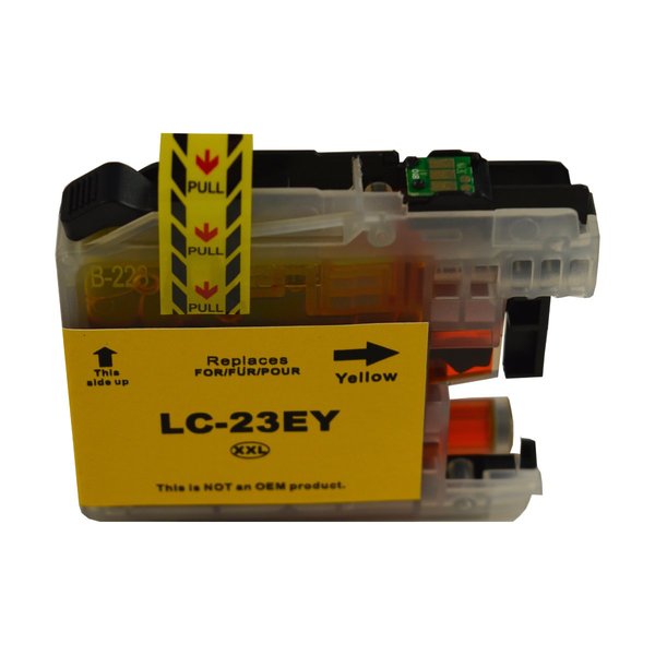 TechWarehouse LC23EC Compatible Yellow Cartridge for Brother Compatible for Brother