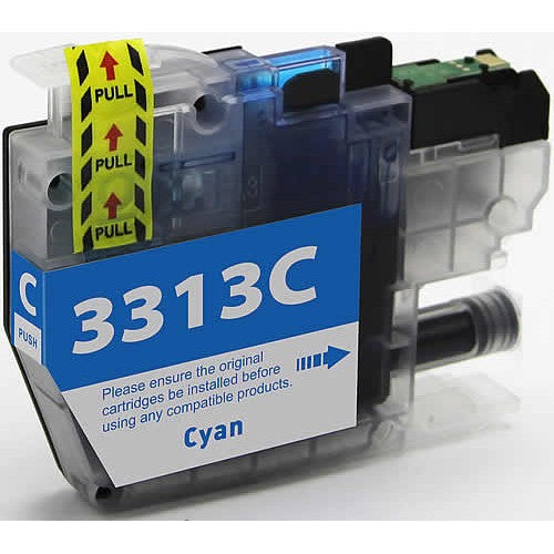 TechWarehouse LC3313C Compatible Cyan Ink Cartridge for Brother Compatible for Brother