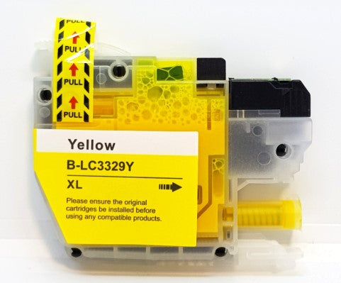 TechWarehouse LC3329XLY Compatible High Yield Yellow Ink for Brother Compatible for Brother