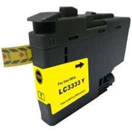 TechWarehouse LC3333Y Compatible High Yield Yellow Ink for Brother Compatible for Brother