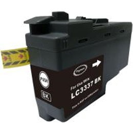 TechWarehouse LC3337BK Compatible High Yield Black Ink for Brother Compatible for Brother