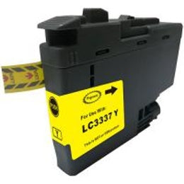 TechWarehouse LC3337Y Compatible High Yield Yellow Ink for Brother Compatible for Brother