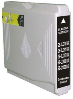 TechWarehouse LC57BK/37BK Compatible Black Cartridge for Brother Compatible for Brother
