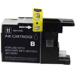 TechWarehouse LC73BK Compatible Black Cartridge for Brother Compatible for Brother