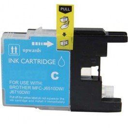 TechWarehouse LC73C Compatible Cyan Cartridge for Brother Compatible for Brother