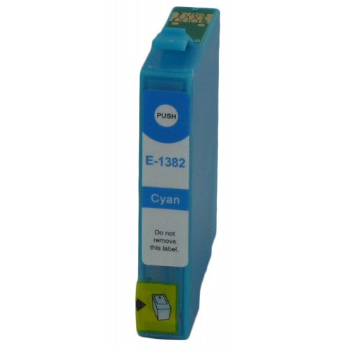 TechWarehouse 138 Compatible High Capacity Cyan Ink Cartridge for Epson Compatible for Epson