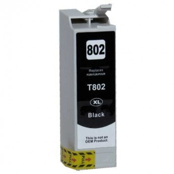 TechWarehouse 802XL Compatible High Capacity Black Ink for Epson Compatible for Epson
