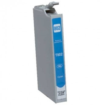 TechWarehouse 802XL Compatible High Capacity Cyan Ink for Epson Compatible for Epson