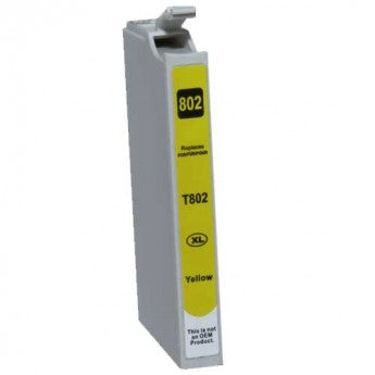 TechWarehouse 802XL Compatible High Capacity Yellow Ink for Epson Compatible for Epson