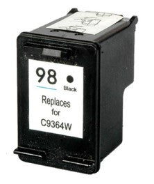 TechWarehouse 98 Compatible Black Ink Cartridge for HP Compatible for HP