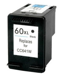 TechWarehouse 60XL Compatible High Capacity Black Cartridge for HP Compatible for HP
