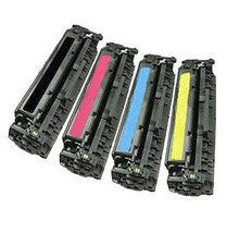 TechWarehouse 128A Compatible HP Toner Set of 4 (CE320A - CE323A) Compatible for HP