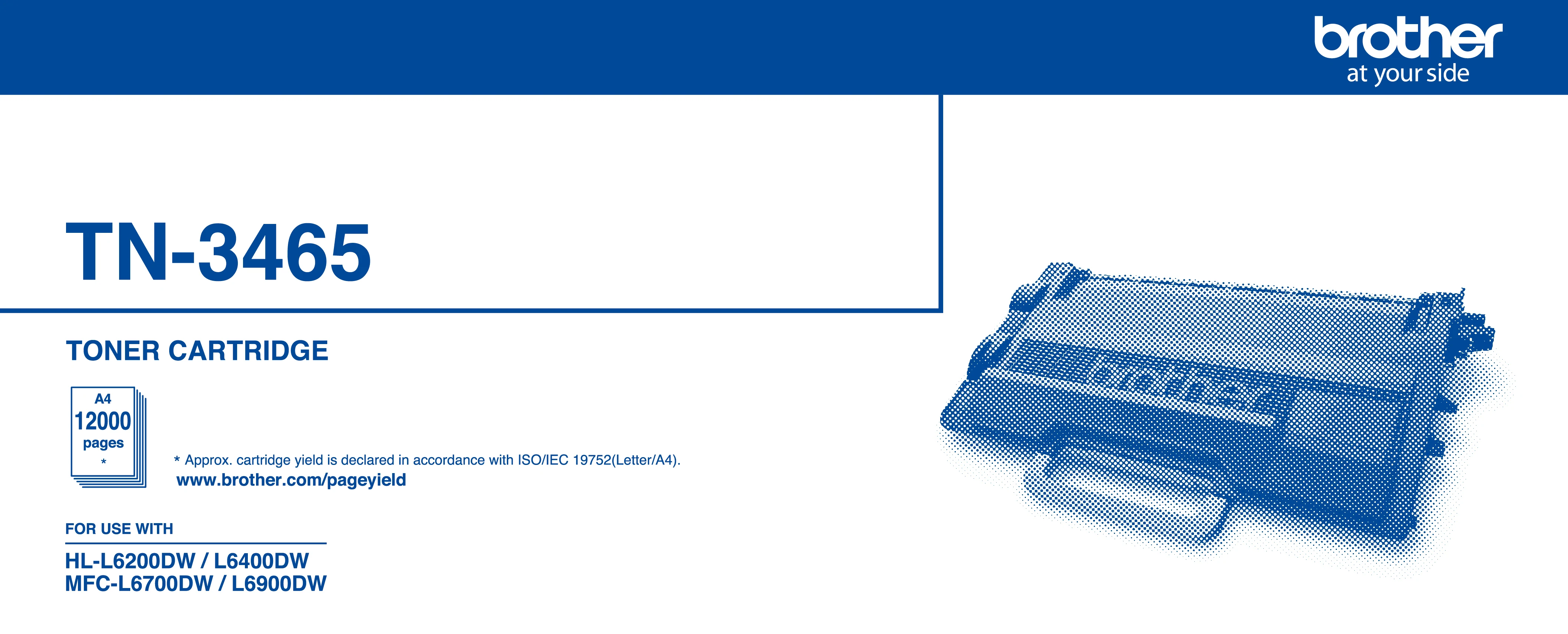 TechWarehouse TN3465 Brother Super High Yield Toner Brother