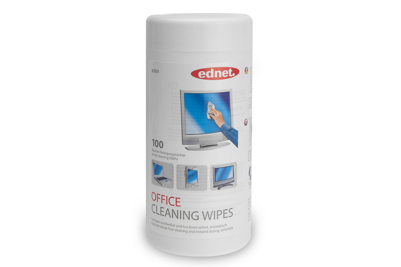 TechWarehouse Ednet Office Cleaning Wipes 100 Pack Ednet