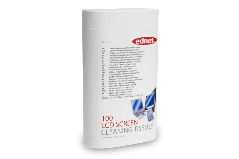 TechWarehouse Ednet Screen Cleaning Wipes 100 Pack Ednet
