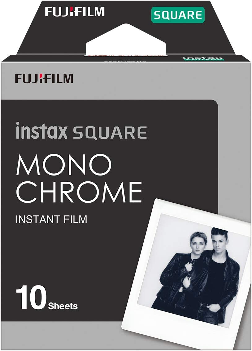 TechWarehouse INSTAX Square Film 10pk Monochrome Fujifilm