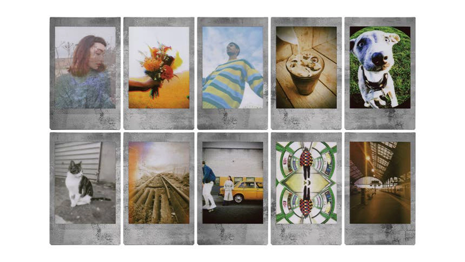 TechWarehouse INSTAX Mini Film 10pk Stone Grey Fujifilm