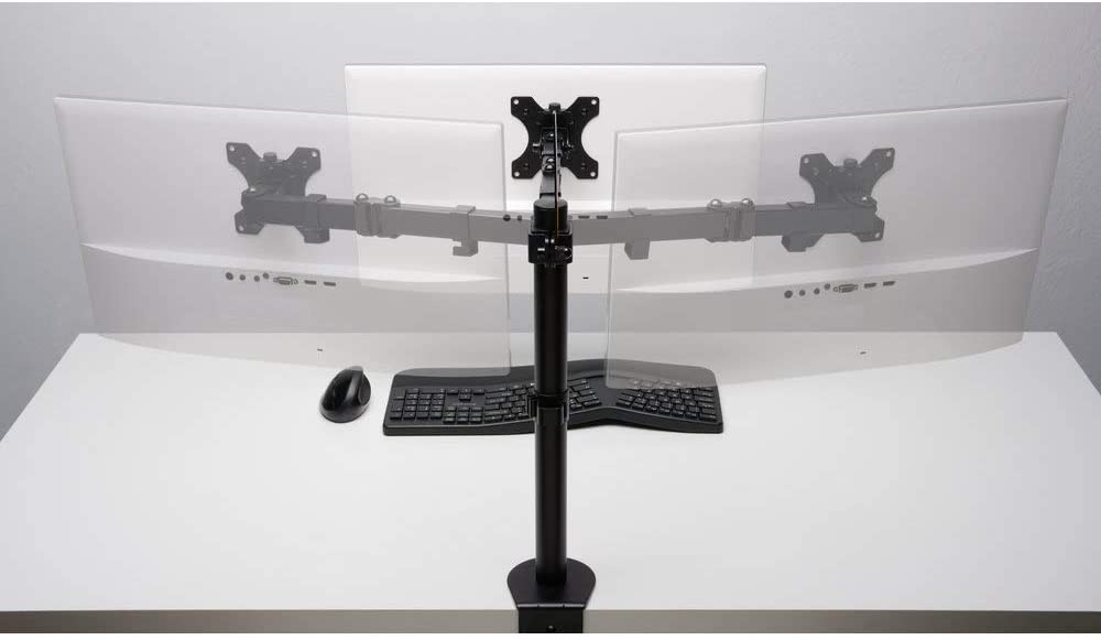 TechWarehouse Kensington SmartFit Desk Mount for Single Monitor VESA 75x75 & 100x100 Kensington