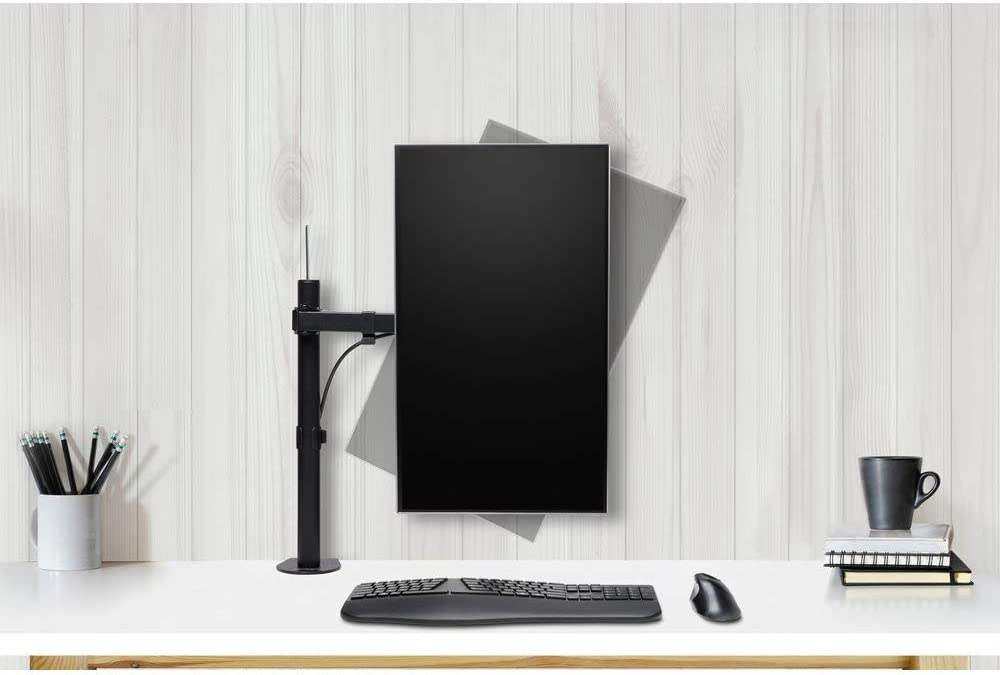 TechWarehouse Kensington SmartFit Desk Mount for Single Monitor VESA 75x75 & 100x100 Kensington