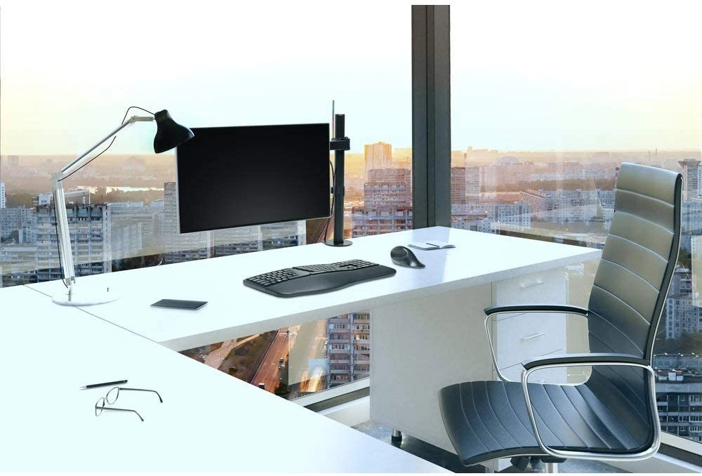 TechWarehouse Kensington SmartFit Desk Mount for Single Monitor VESA 75x75 & 100x100 Kensington