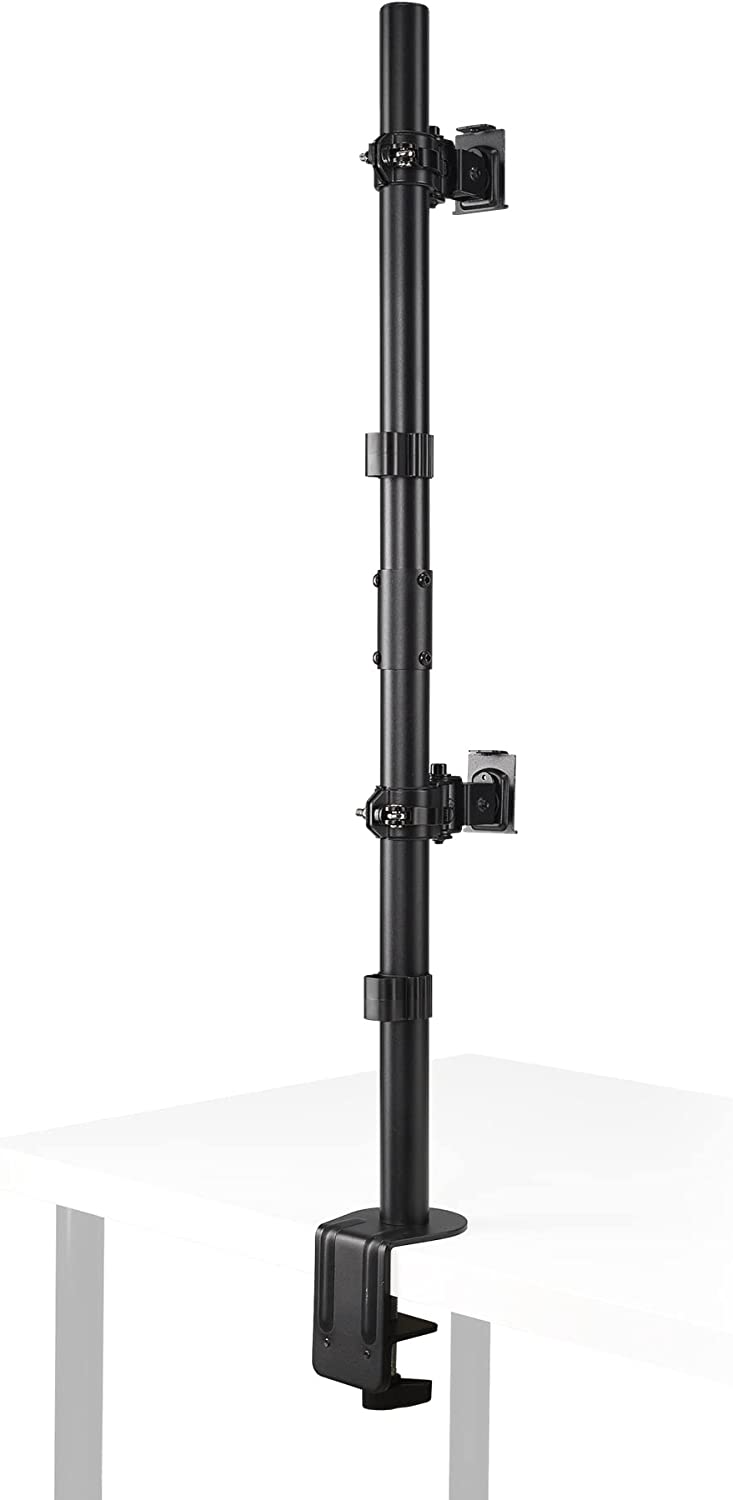TechWarehouse Kensington Vertical Stacking Dual Monitor, VESA 75x75 & 100x100 Kensington