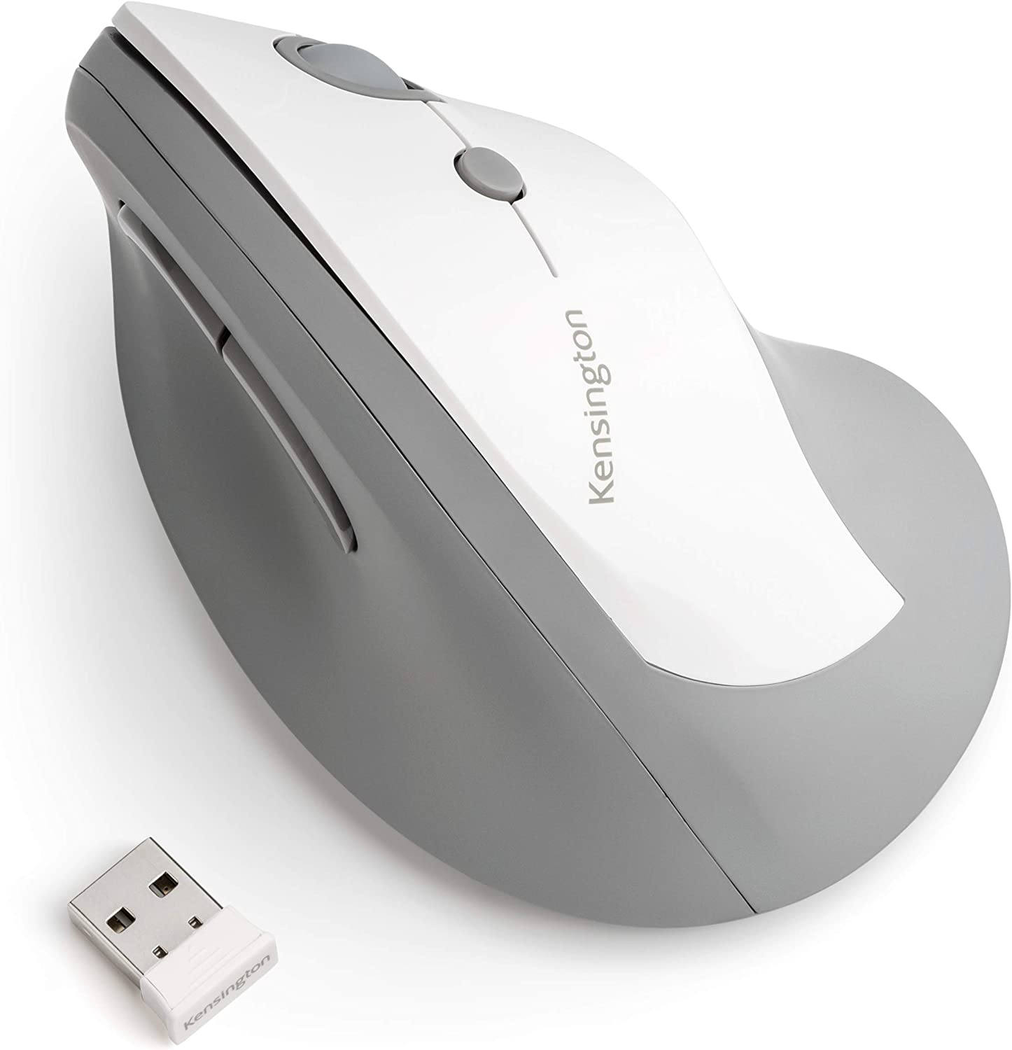 TechWarehouse Pro Fit Ergo Vertical Grey Wireless Mouse Kensington