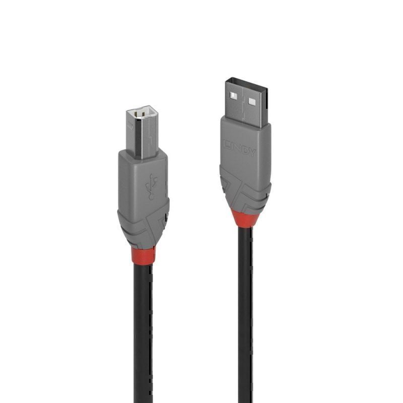TechWarehouse Lindy 2m USB-A 2.0 to USB-B Cable Lindy