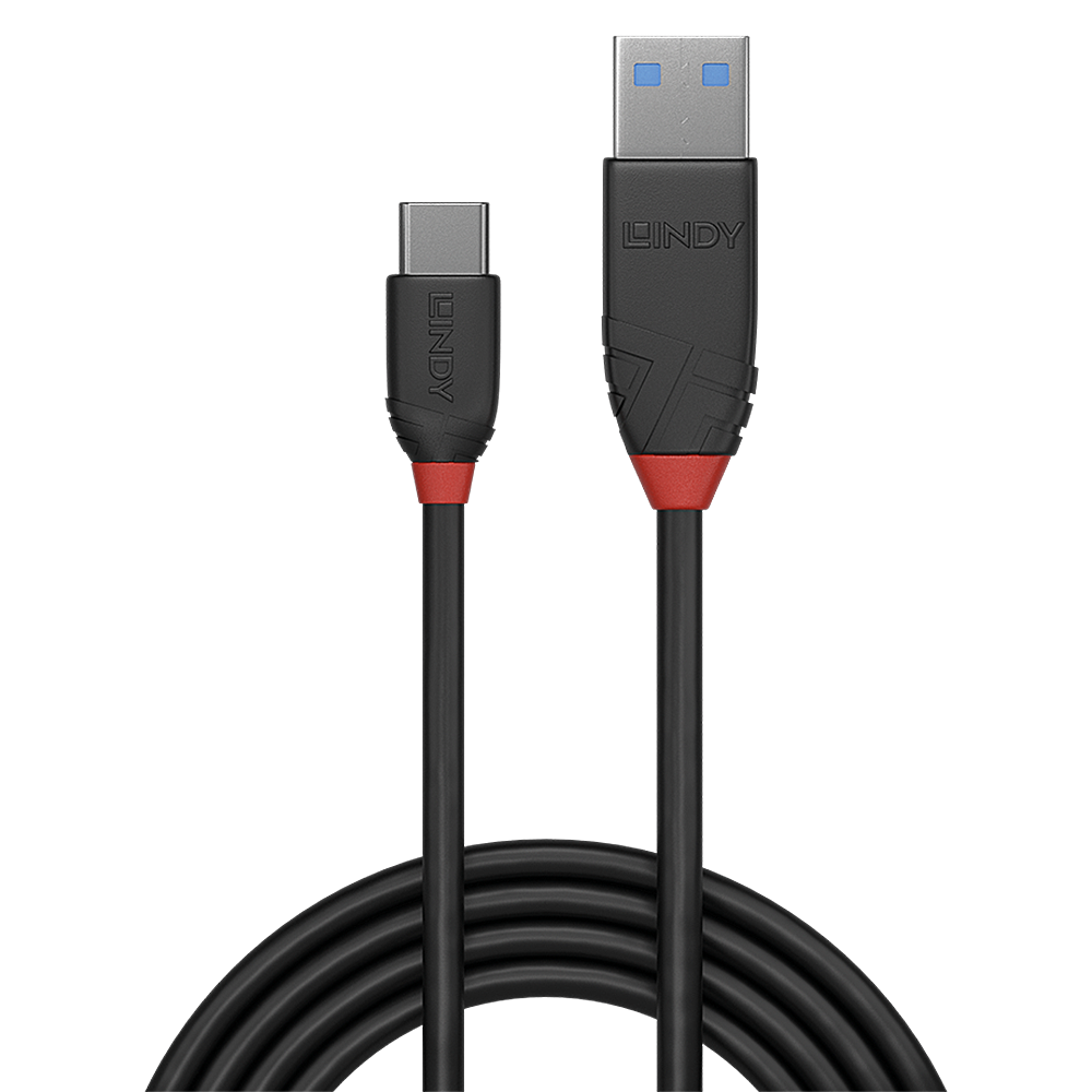 TechWarehouse Lindy 1m USB-C 3.1 to USB-A Cable (3A) Lindy