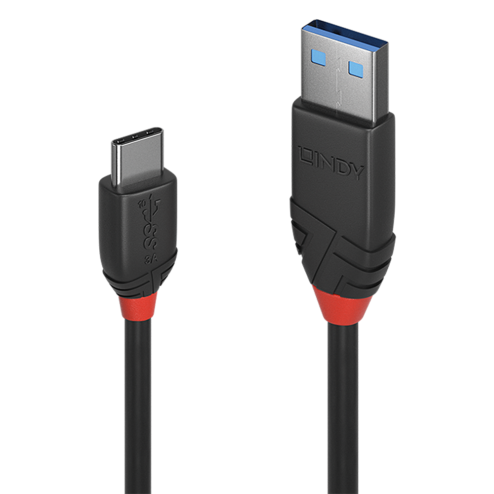 TechWarehouse Lindy 1m USB-C 3.1 to USB-A Cable (3A) Lindy