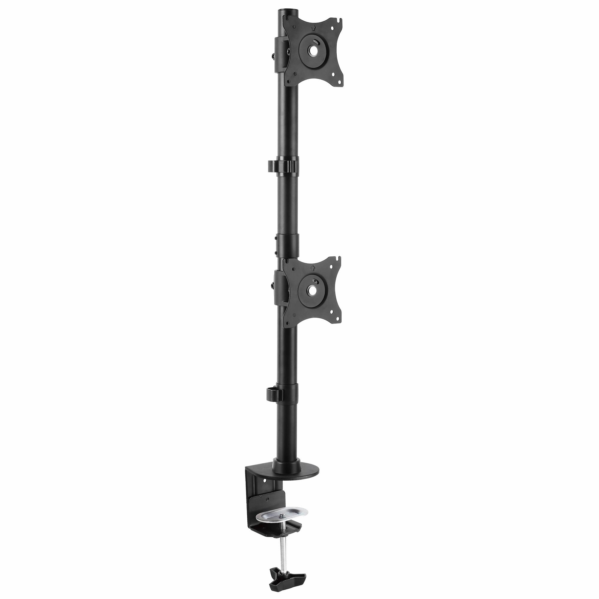TechWarehouse StarTech Vertical Desk Mount Dual Monitor Arm, VESA 75x75 & 100x100 StarTech