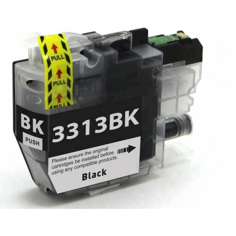 TechWarehouse LC3313BK Compatible Black Ink Cartridge for Brother Compatible for Brother
