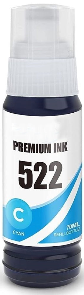 TechWarehouse T522 - Compatible Cyan Ink Bottle for Epson Compatible for Epson