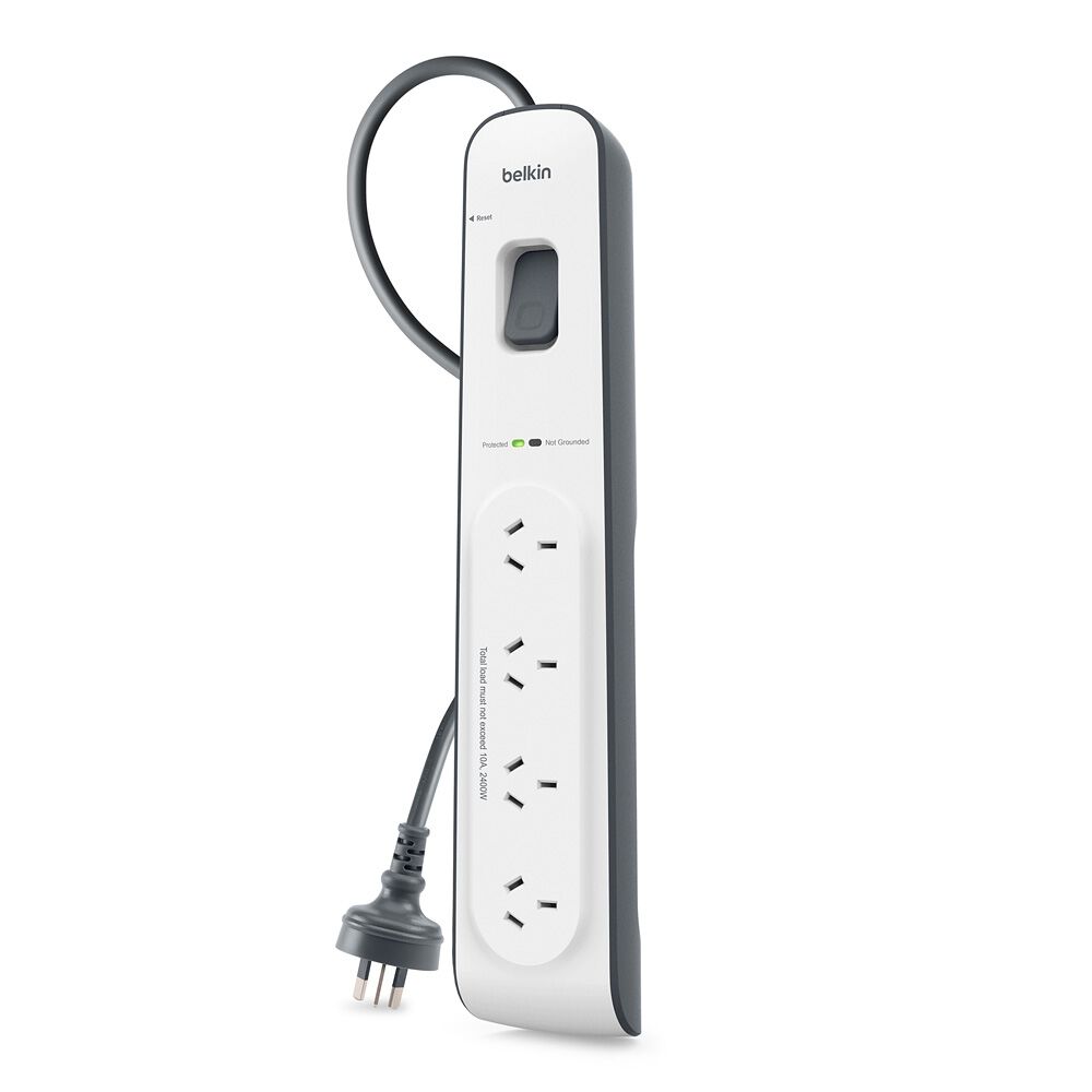 TechWarehouse Belkin Surge Protector 4-Way 2m Cord Belkin