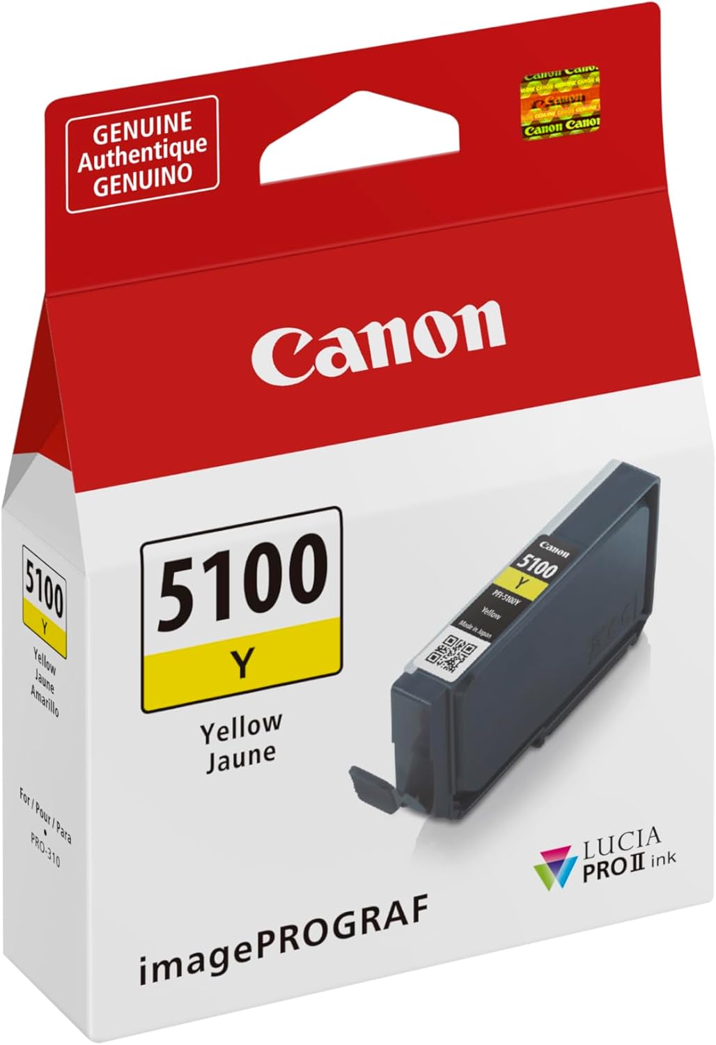 TechWarehouse PFI-5100Y Canon Yellow Ink Tank Canon