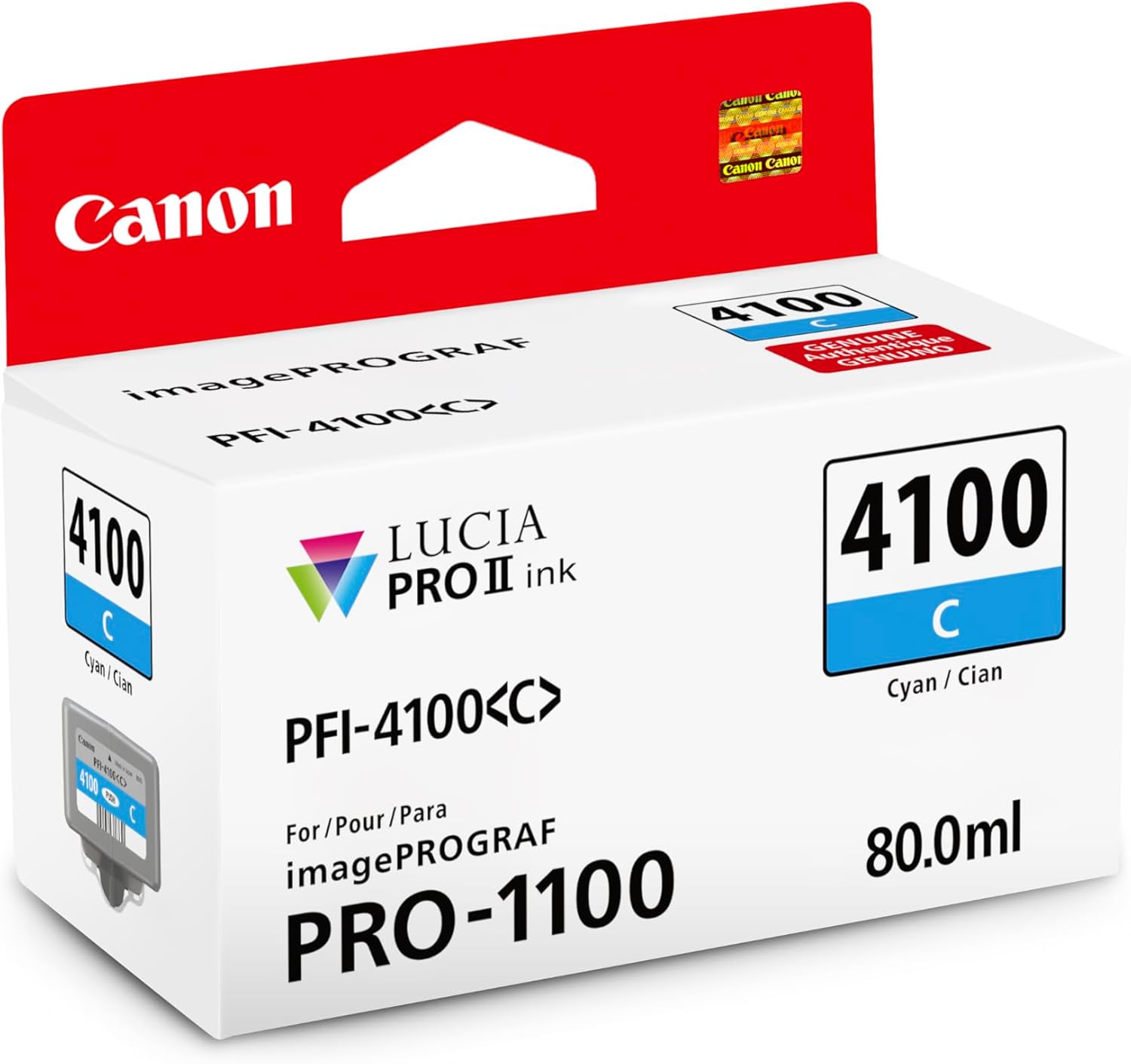 TechWarehouse PFI-4100C Canon Cyan Ink Tank Canon