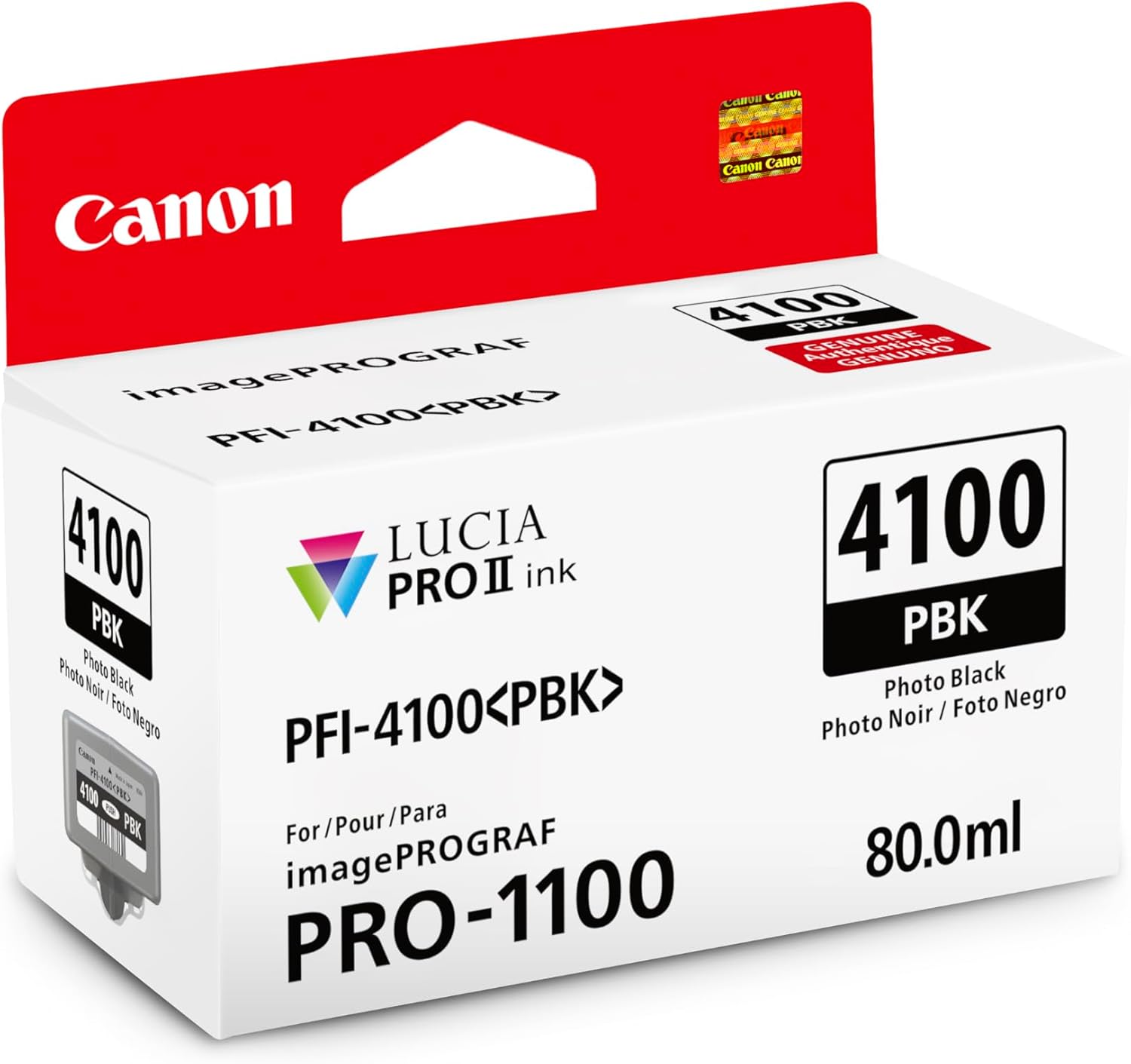 TechWarehouse PFI-4100PBK Canon Photo Black Ink Tank Canon