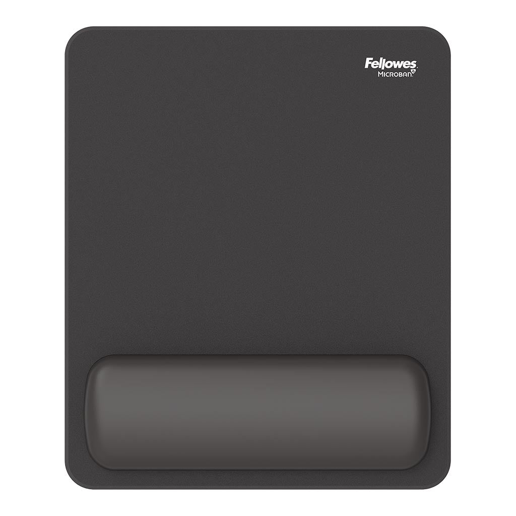 Fellowes Breyta Mouse Pad Wrist Rest Black