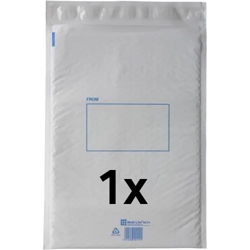 Durable Air Bubble Courier Mailer Bag, Size 5 (305 x 400mm + 50mm flap) - Single