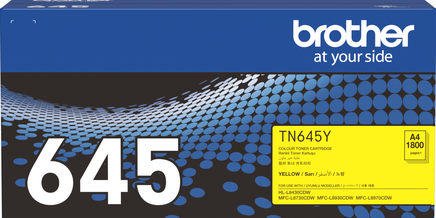 TechWarehouse TN645Y Brother Standard Capacity Yellow Toner Brother