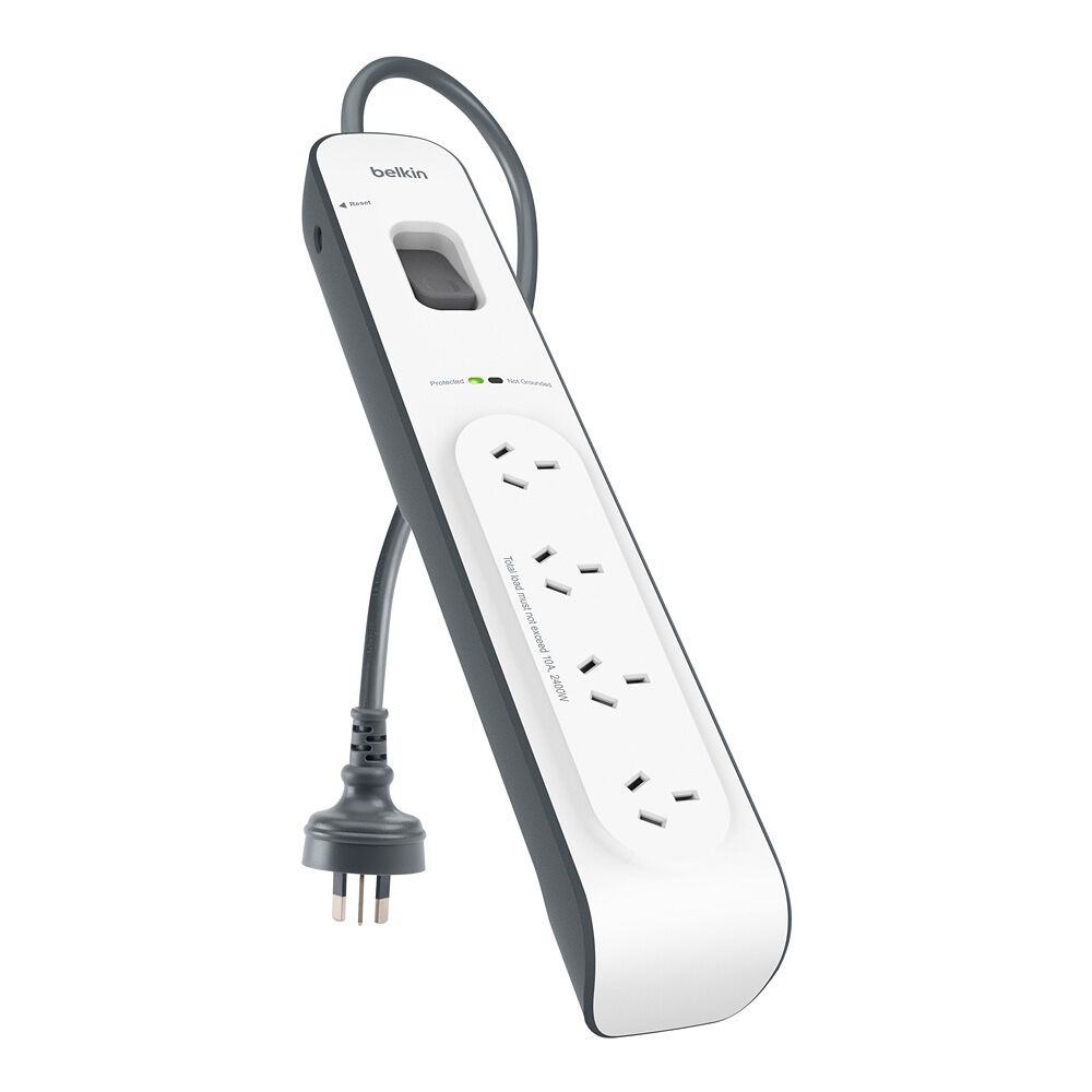 TechWarehouse Belkin Surge Protector 4-Way 2m Cord Belkin