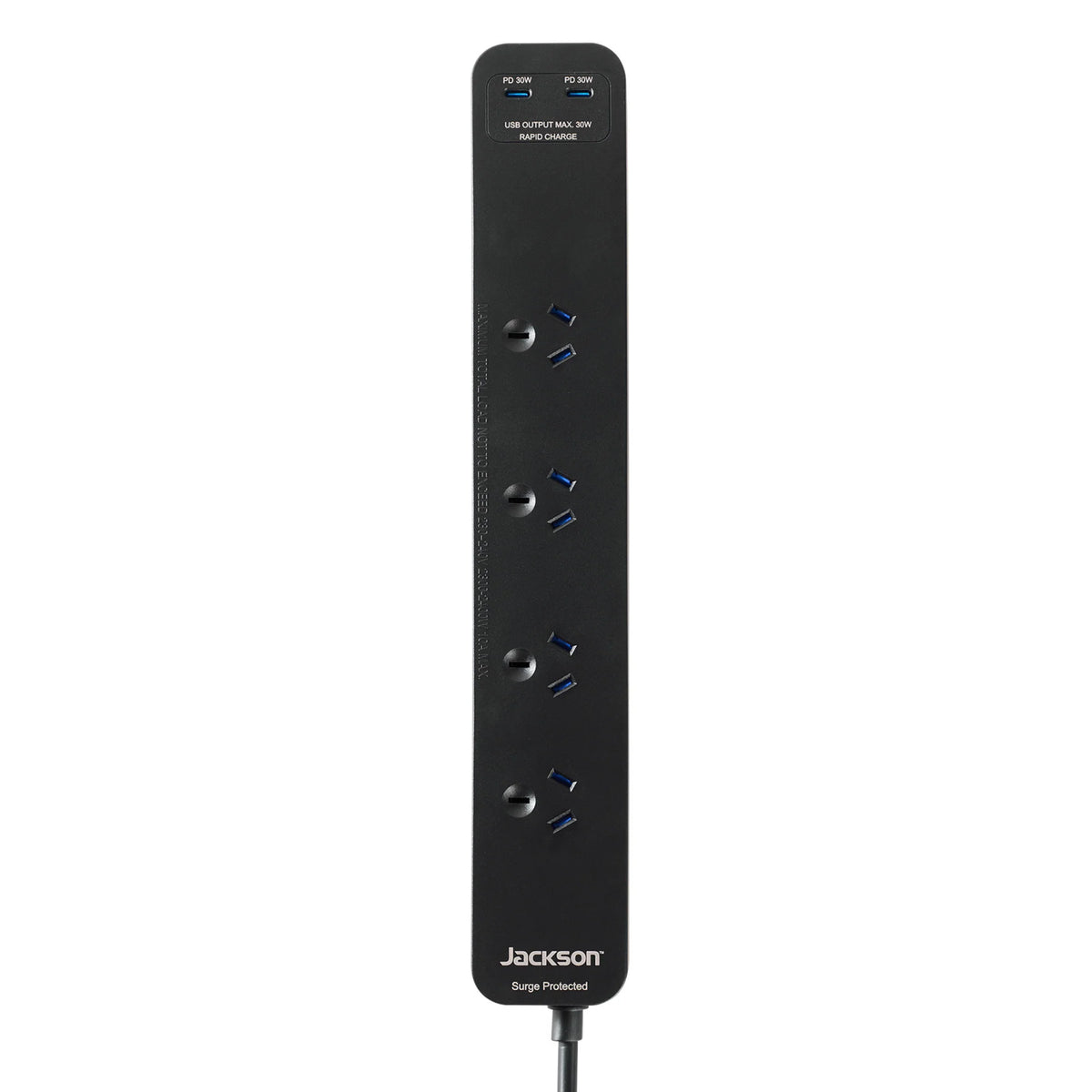Jackson 4 Outlets Powerboard, 30W USB-C