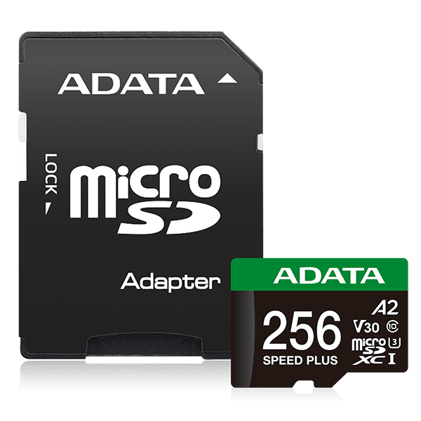 TechWarehouse ADATA Speed Plus microSDXC Card with Adapter - 256GB Adata