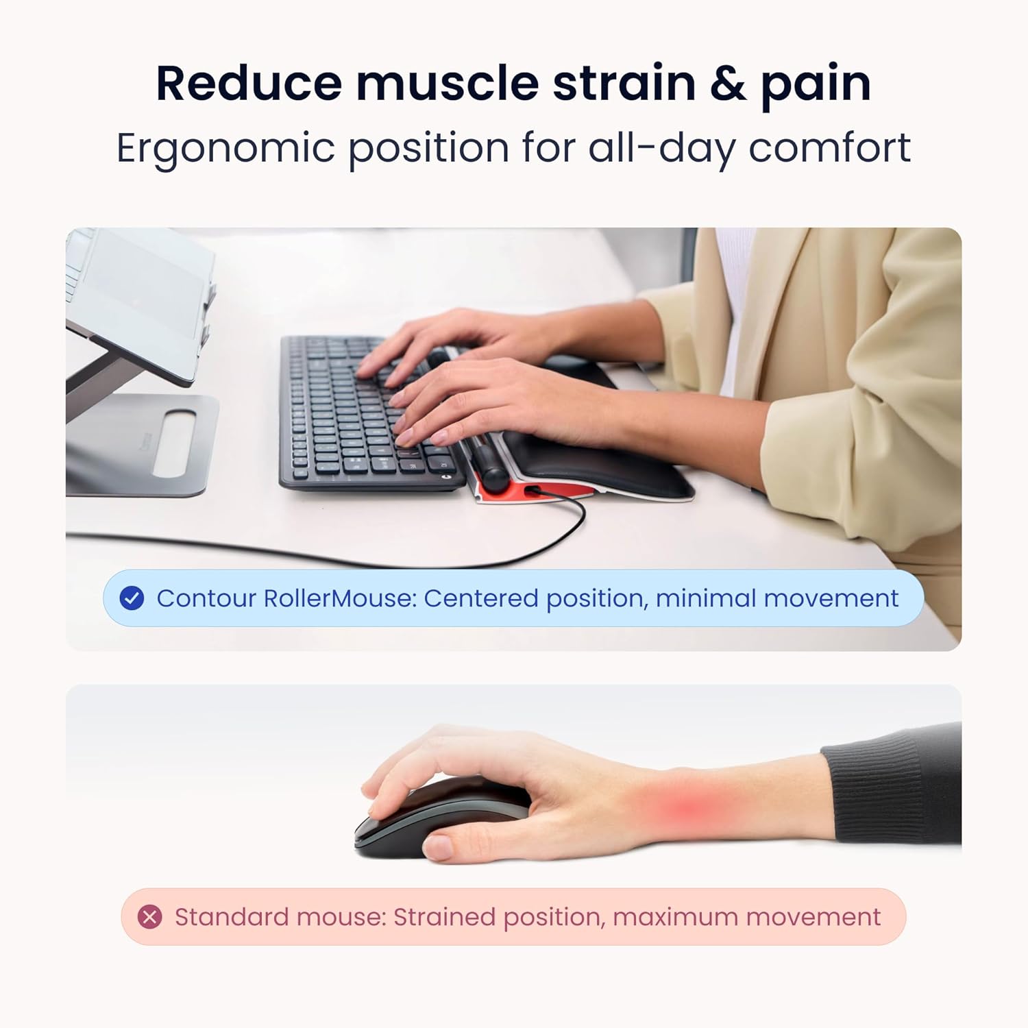 Contour Roller Mouse Red Plus