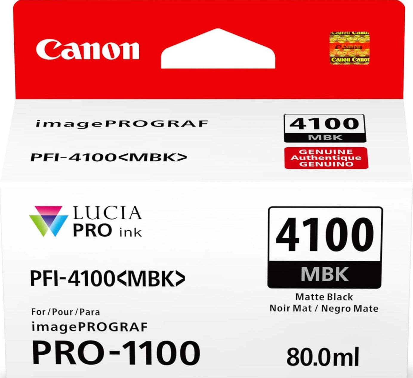 TechWarehouse PFI-4100MBK Canon Matte Black Ink Tank Canon