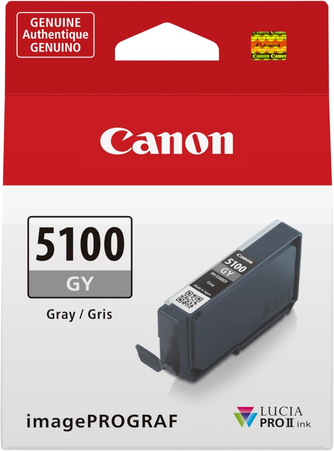 TechWarehouse PFI-5100GY Canon Gray Ink Tank Canon