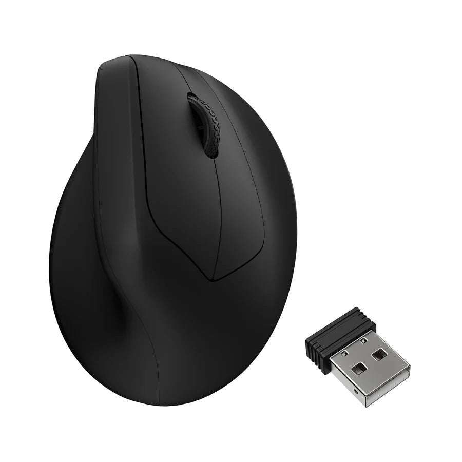 TechWarehouse Keychron M5 Ergonomic Wireless/Bluetooth Mouse - Black Keychron