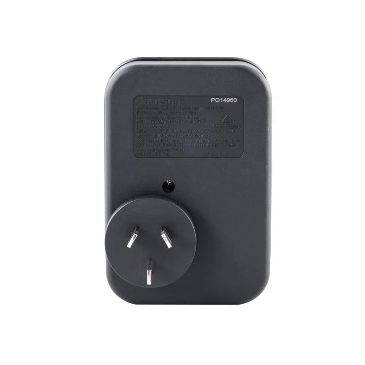 Raptor 2 Outlet Slimeline Double Adaptor, 45W USB
