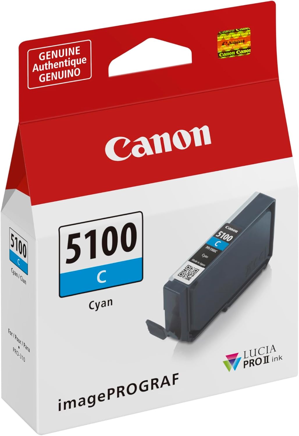 TechWarehouse PFI-5100C Canon Cyan Ink Tank Canon