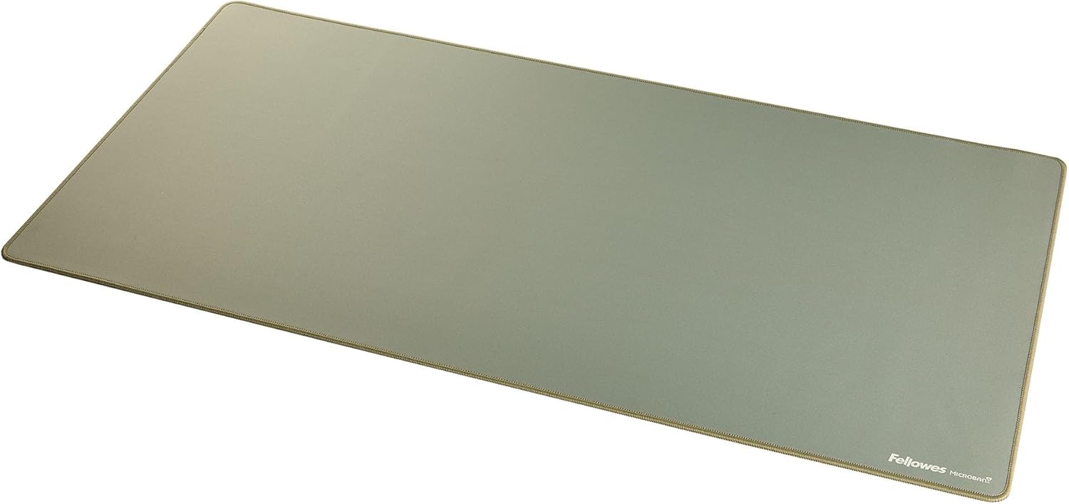 TechWarehouse Fellowes Breyta Large Desk Mat Sage Fellowes