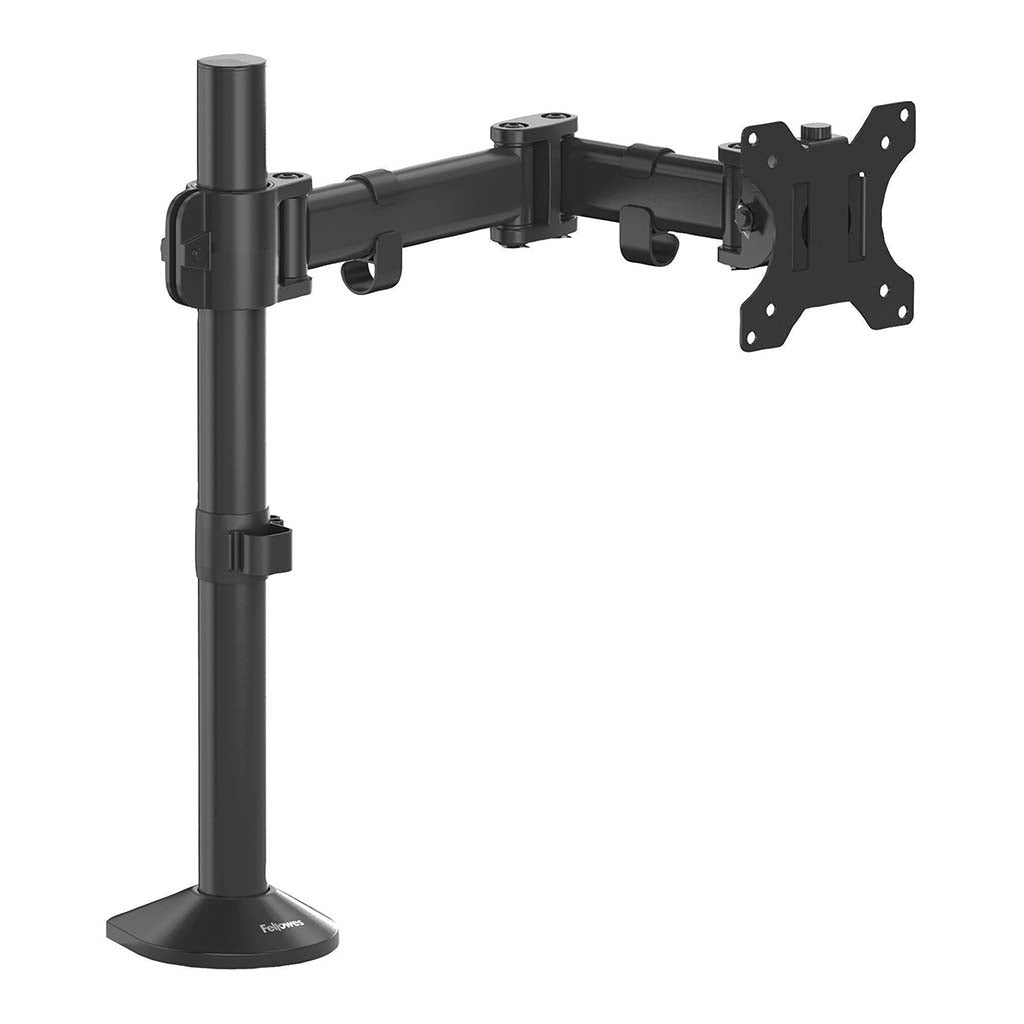 TechWarehouse Fellowes Reflex Desk Mount for Single Monitor VESA 75x75 & 100x100 Fellowes
